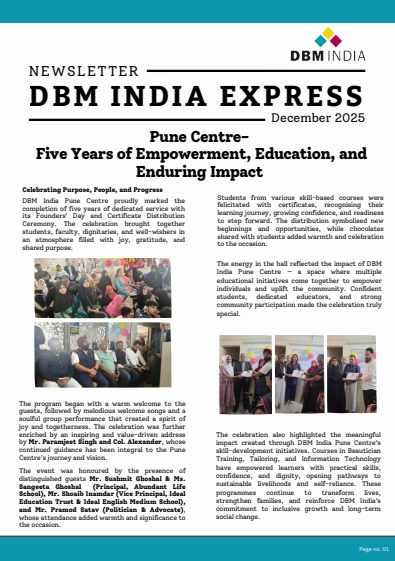 DBM INDIA EXPRESS DECEMBER-25