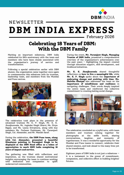 DBM INDIA EXPRESS FEB-26